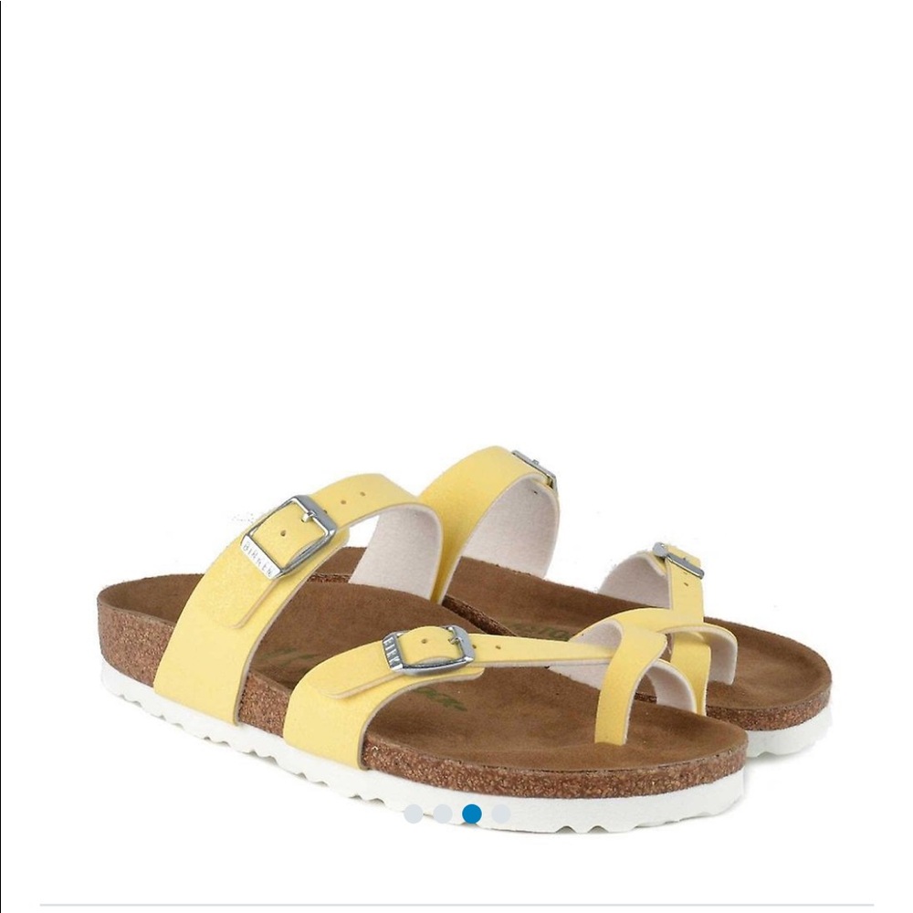 Birkenstock Mayari Brushed Vanilla cross strap